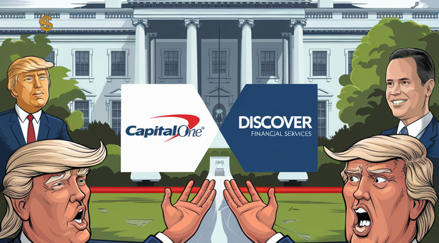 "Trump's Comeback: Capital One-Discover Merger in the Balance"